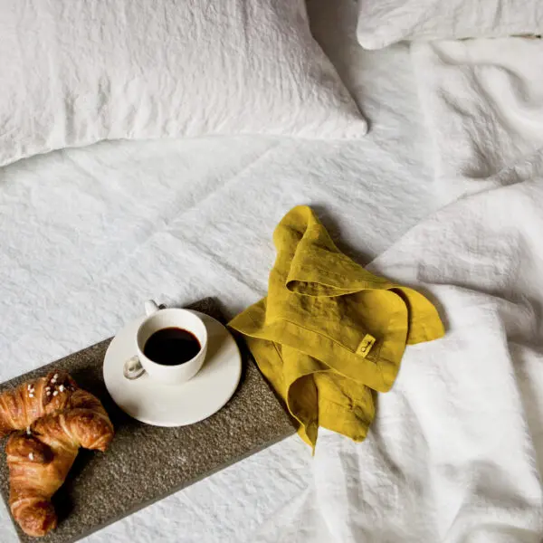 Linen Fitted Sheet, Once Milano - Image 3