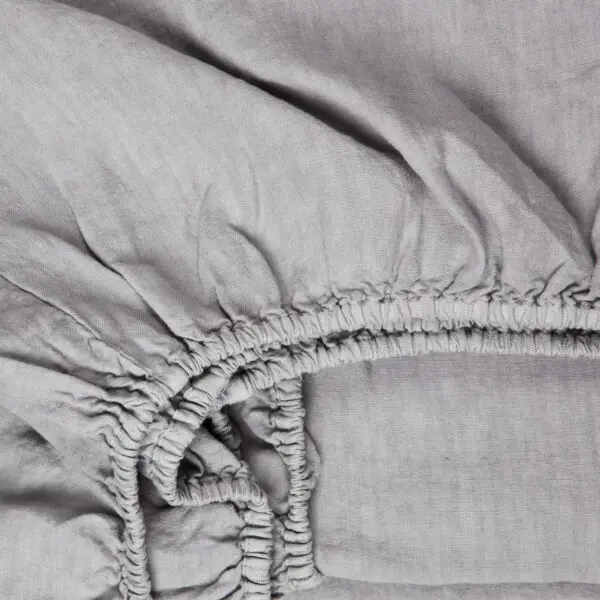 Linen Fitted Sheet, Once Milano - Image 4
