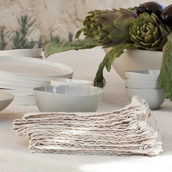 Napkins in Heavy Linen (set of 4), Once Milano - Image 2