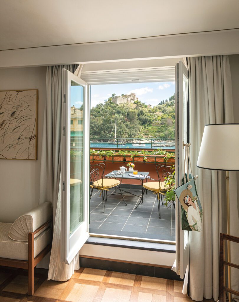 Inside the Ava Gardner Suite at Belmond Splendido Mare - The Hotel