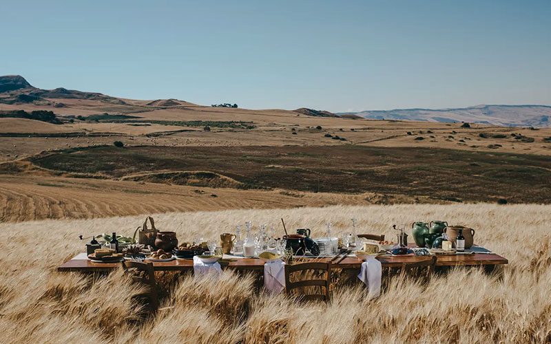 Tavolata in the “Wheat Field”