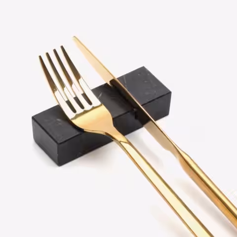 8 e Mezzo - Black Marquinia - Cutlery Rest